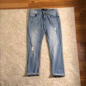 RSQ Light washed blue jeans